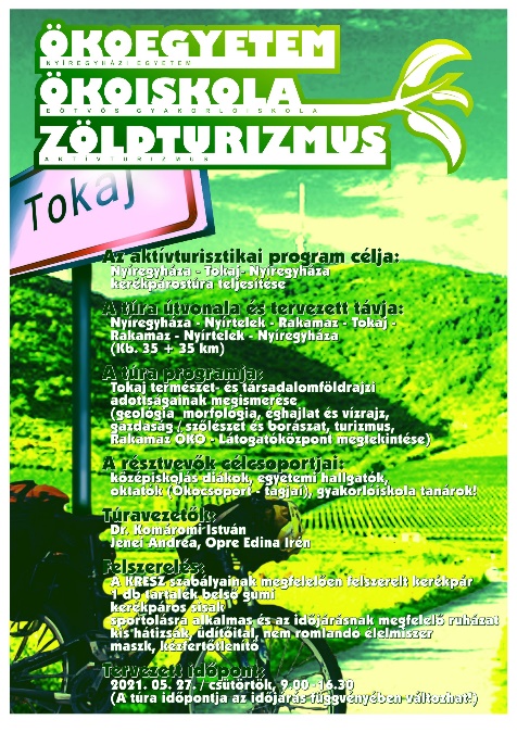 A program figyelemfelhívó és tájékoztató plakátja (Chrien G.)