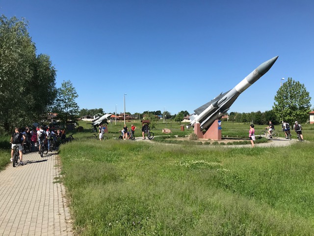 Fotó (5): A túra első megálló-, illetve pihenőhelye Nyírteleken (1)