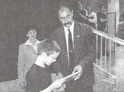 Díjátadó, Dr. Komáromi István